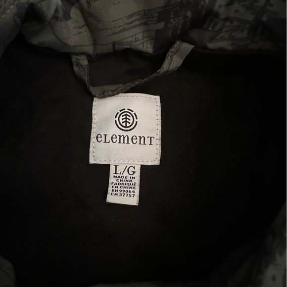 Element Camo Button front Women's Size L(j5 - Picture 10 of 11